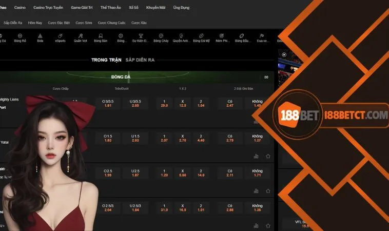 Soi kèo 188Bet giúp anh em cược đâu thắng đó Soi kèo 188Bet giúp anh em cược đâu thắng đó
