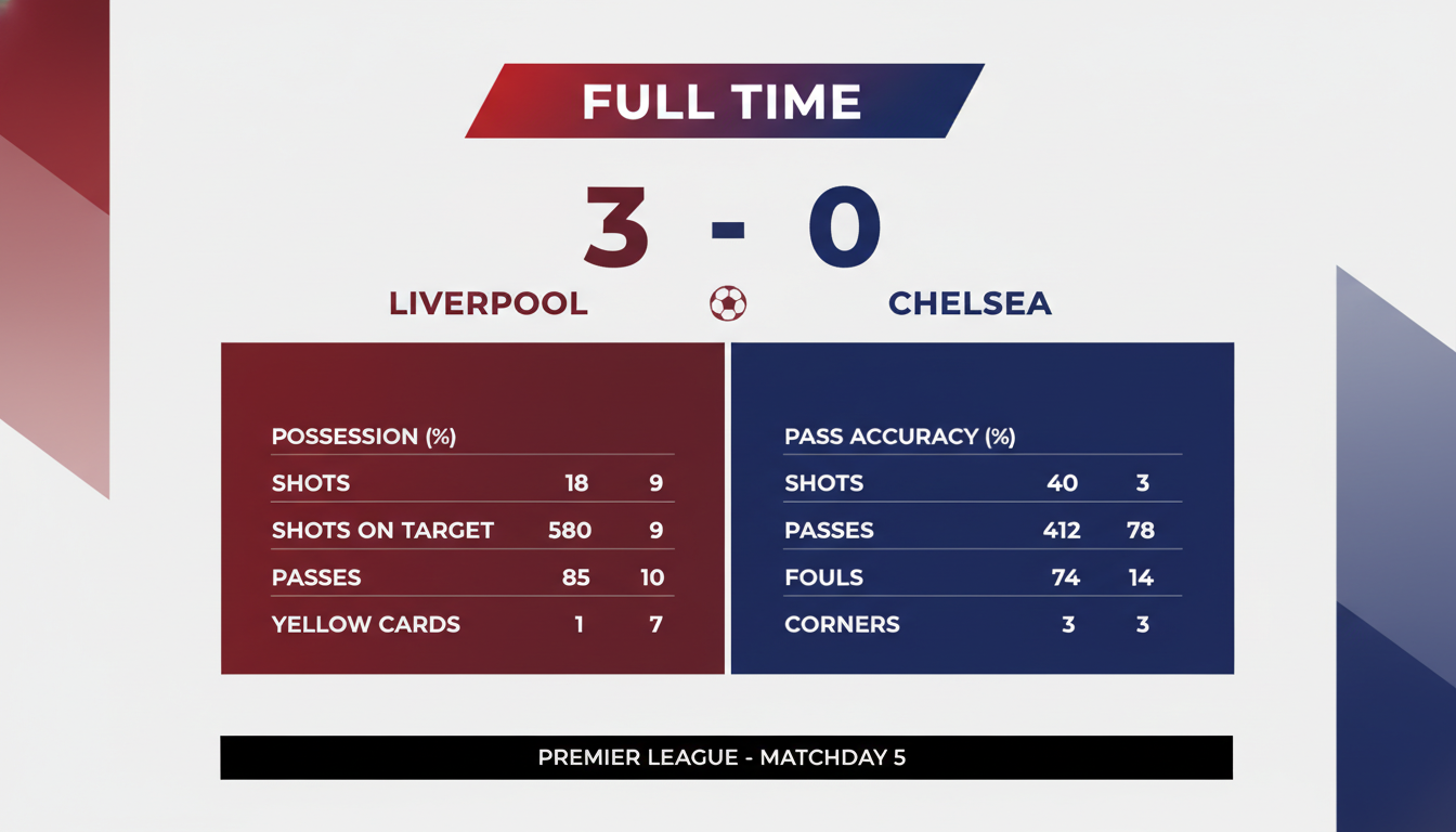 Kết quả trận đấu Kết quả Liverpool vs Chelsea