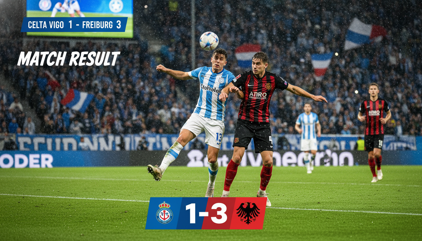 Kết quả Celta Vigo vs Freiburg