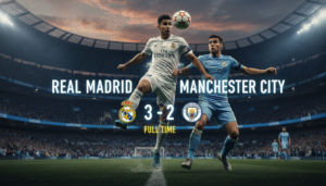 Kết quả Real Madrid vs Manchester City